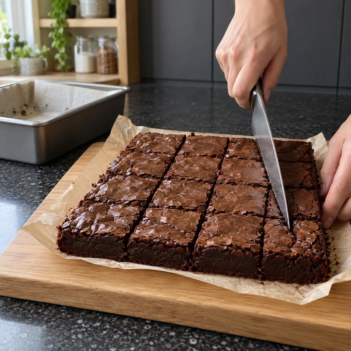Cut into squares