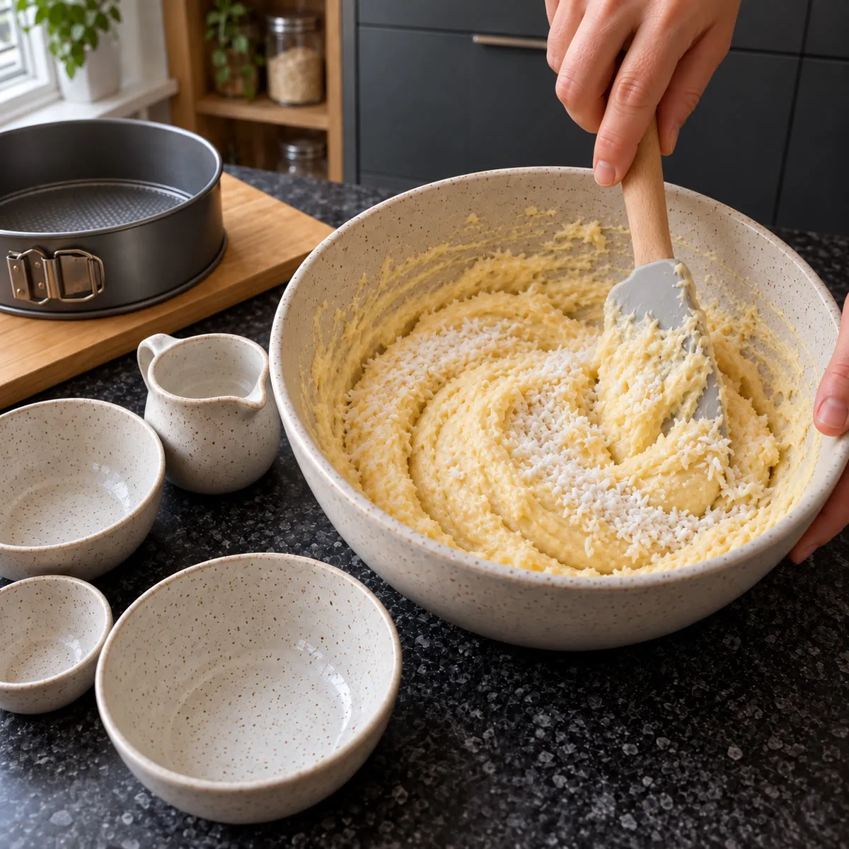 Finish the batter
