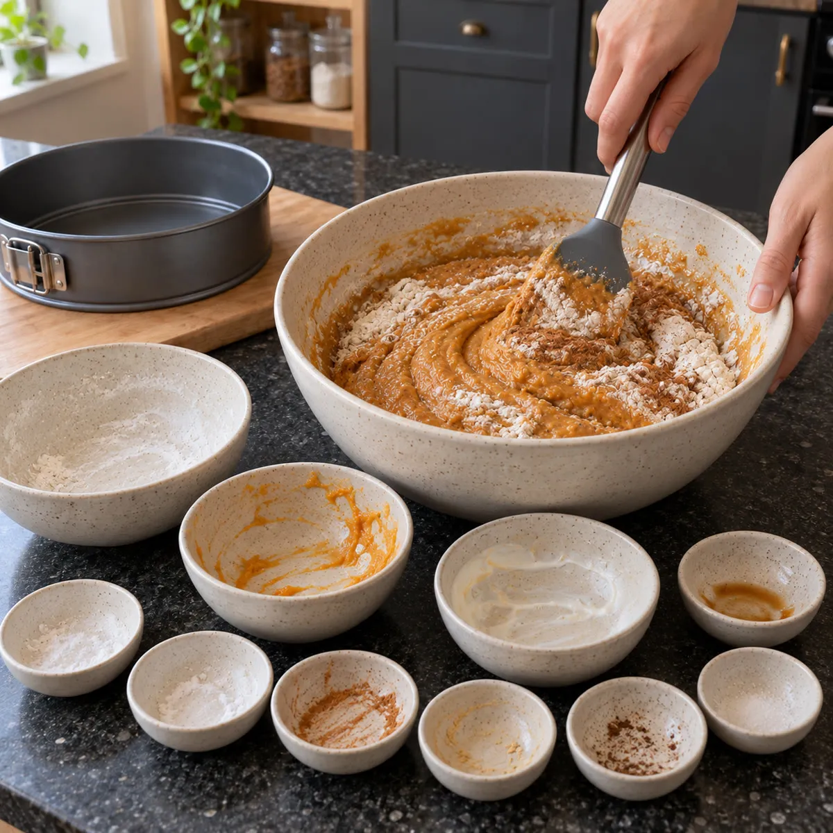 Make the pumpkin batter