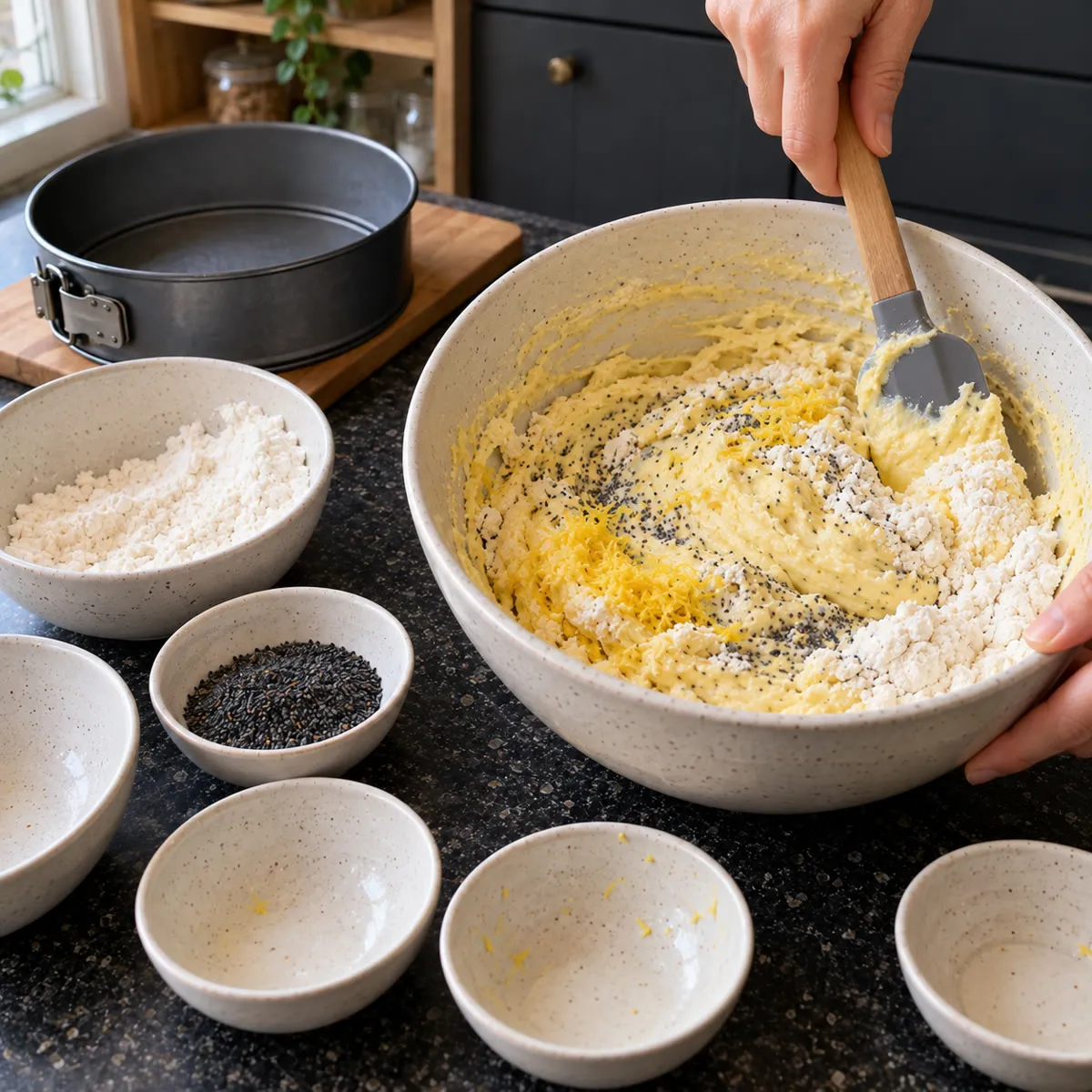 Finish the batter