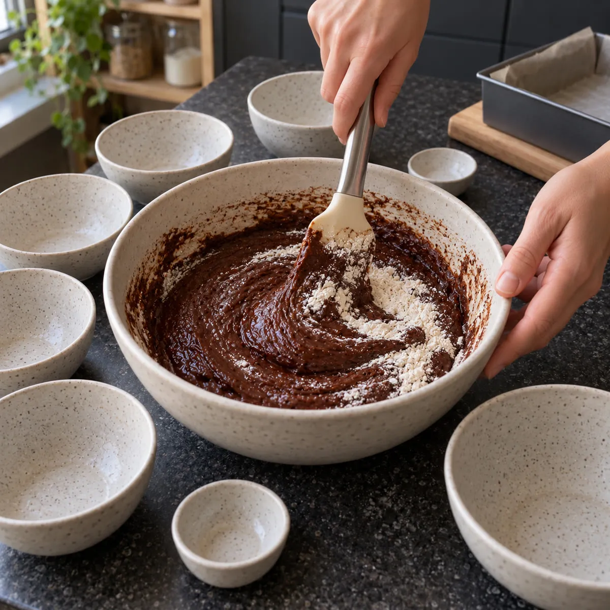 Bring the batter together
