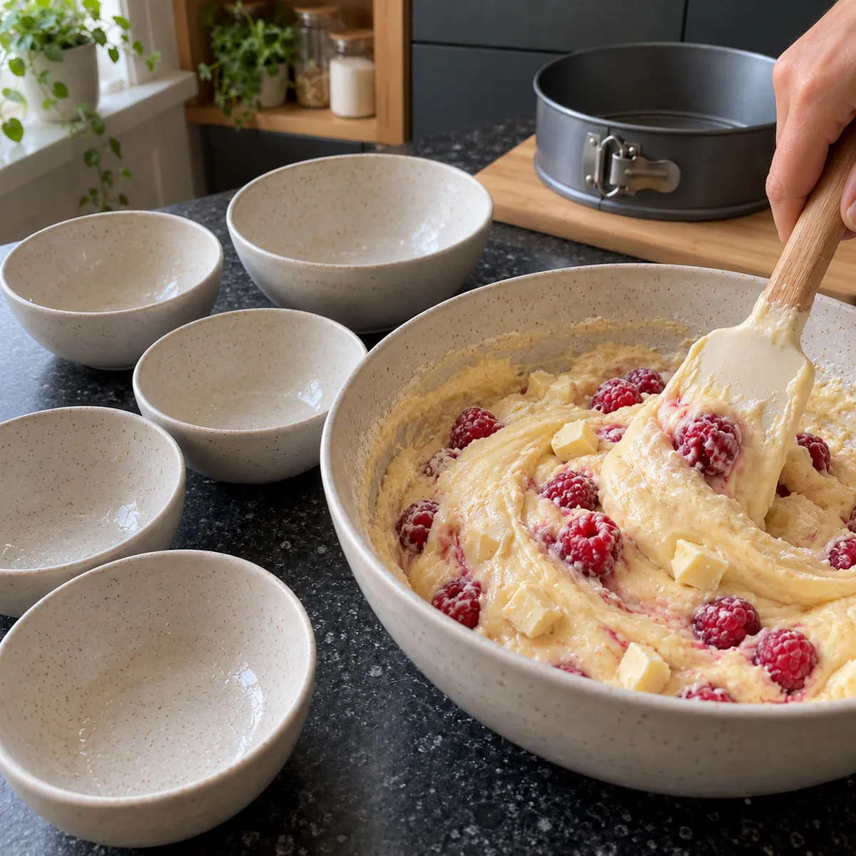 Fold the batter together