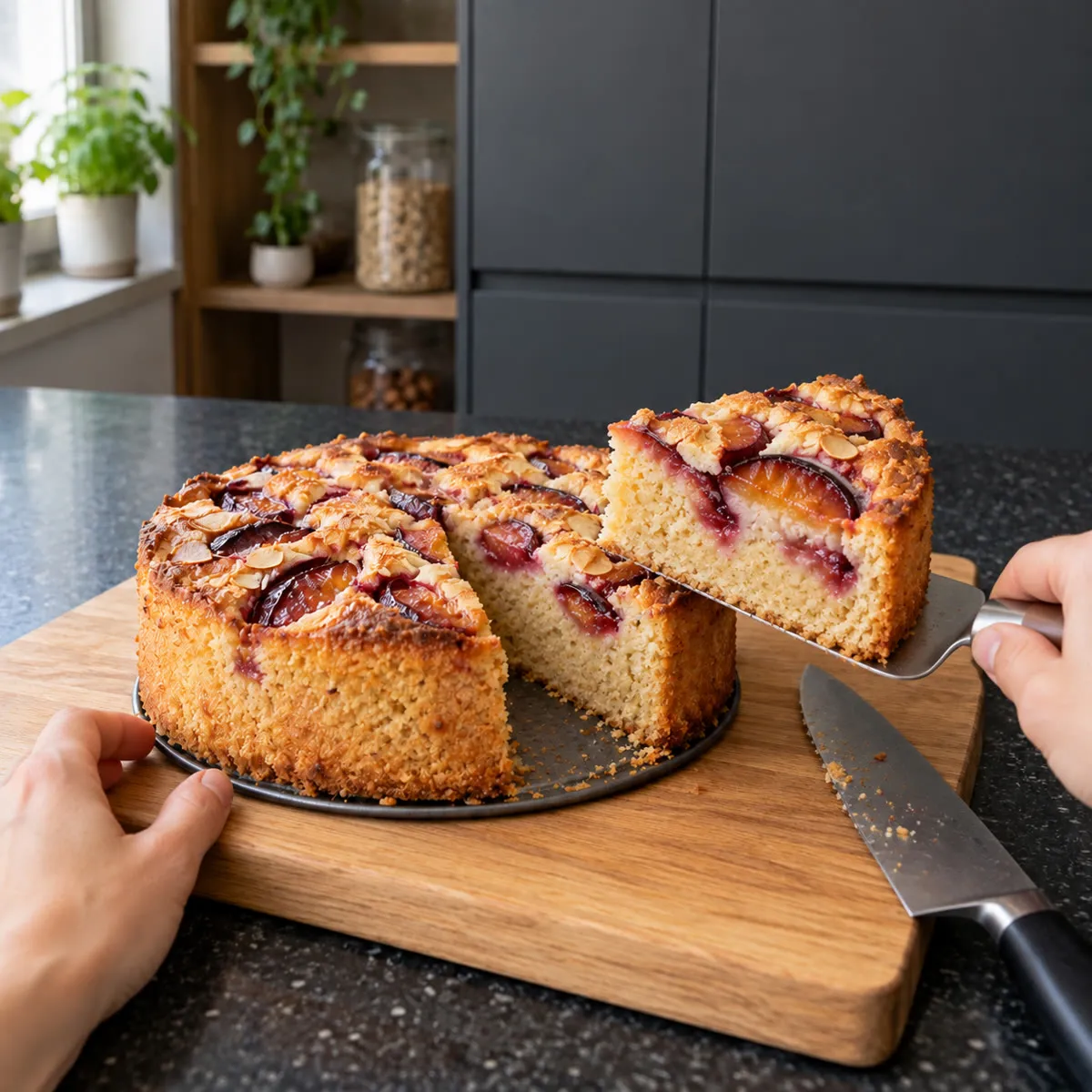 Serve the slices