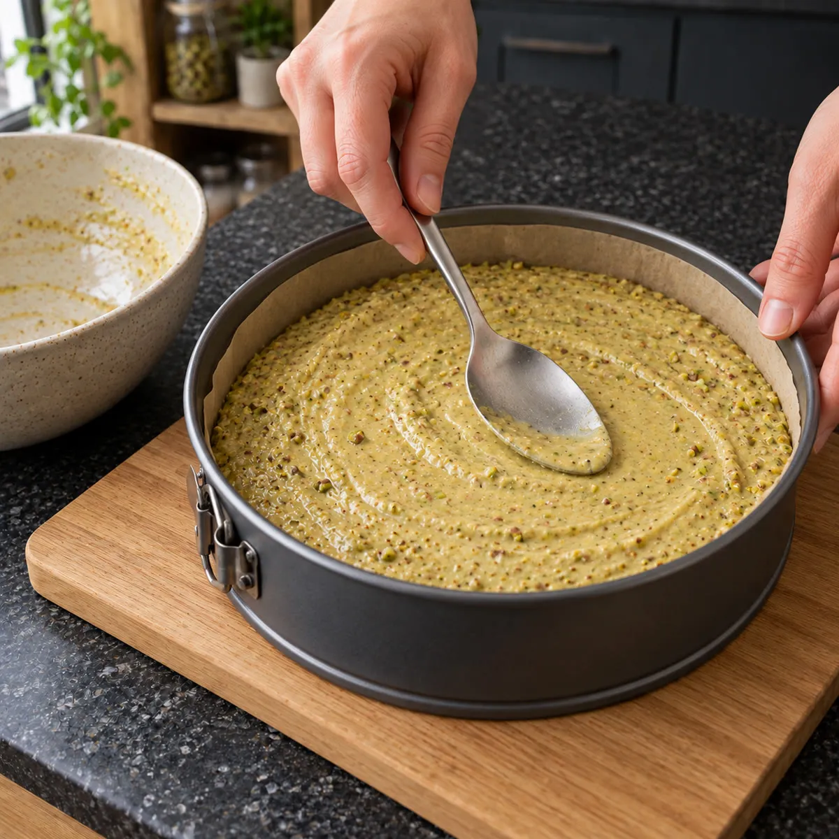 Fill the tin