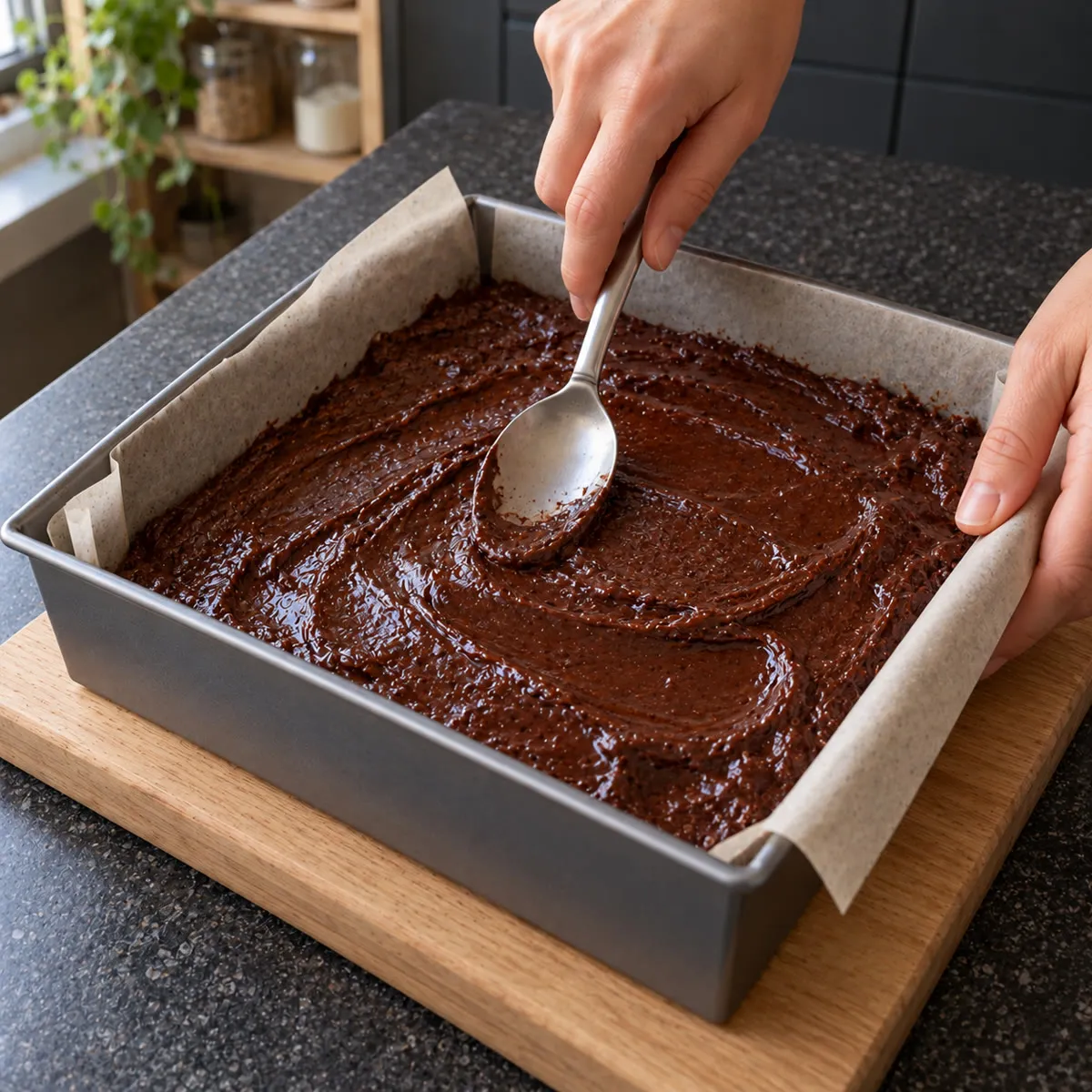 Fill the tin