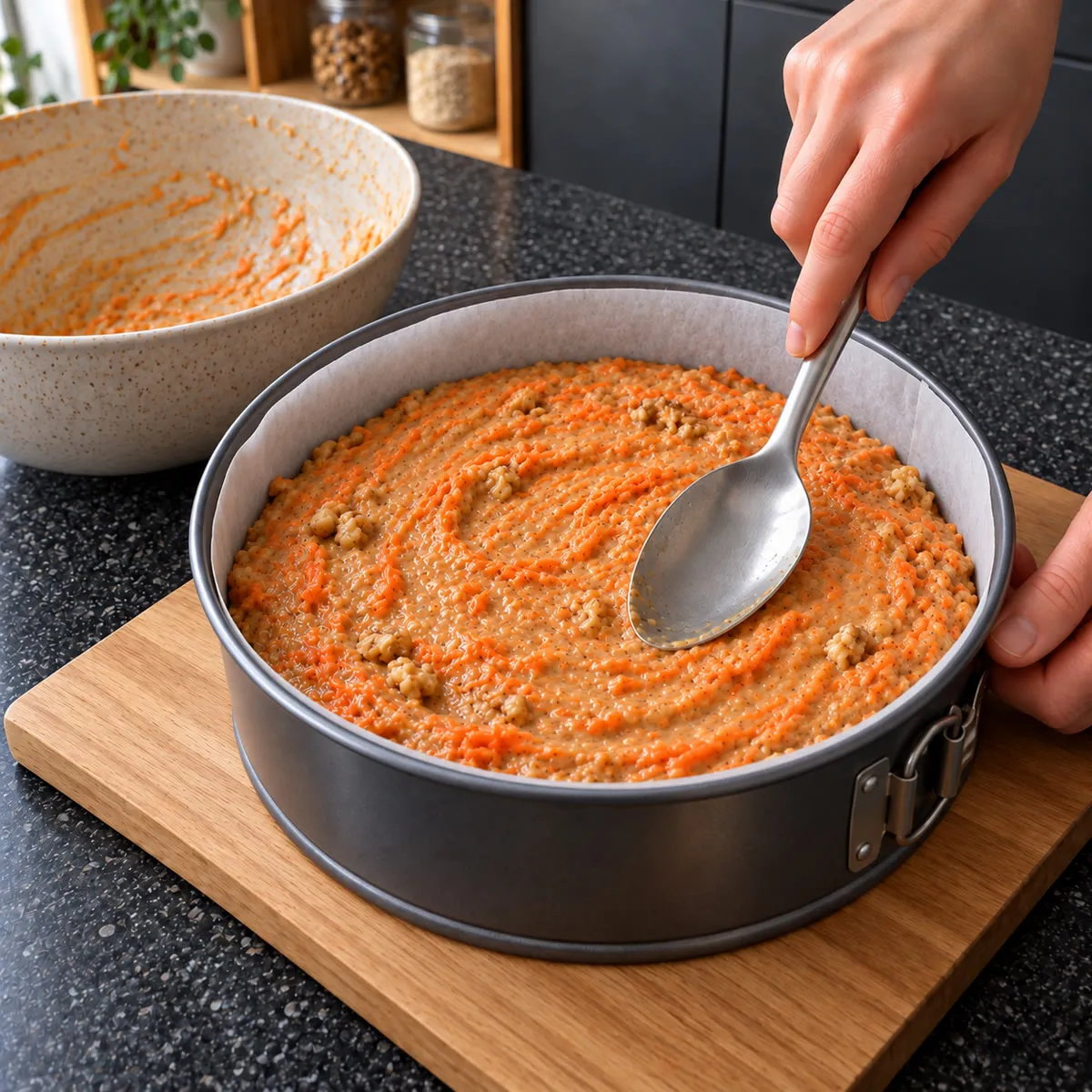 Fill the tin