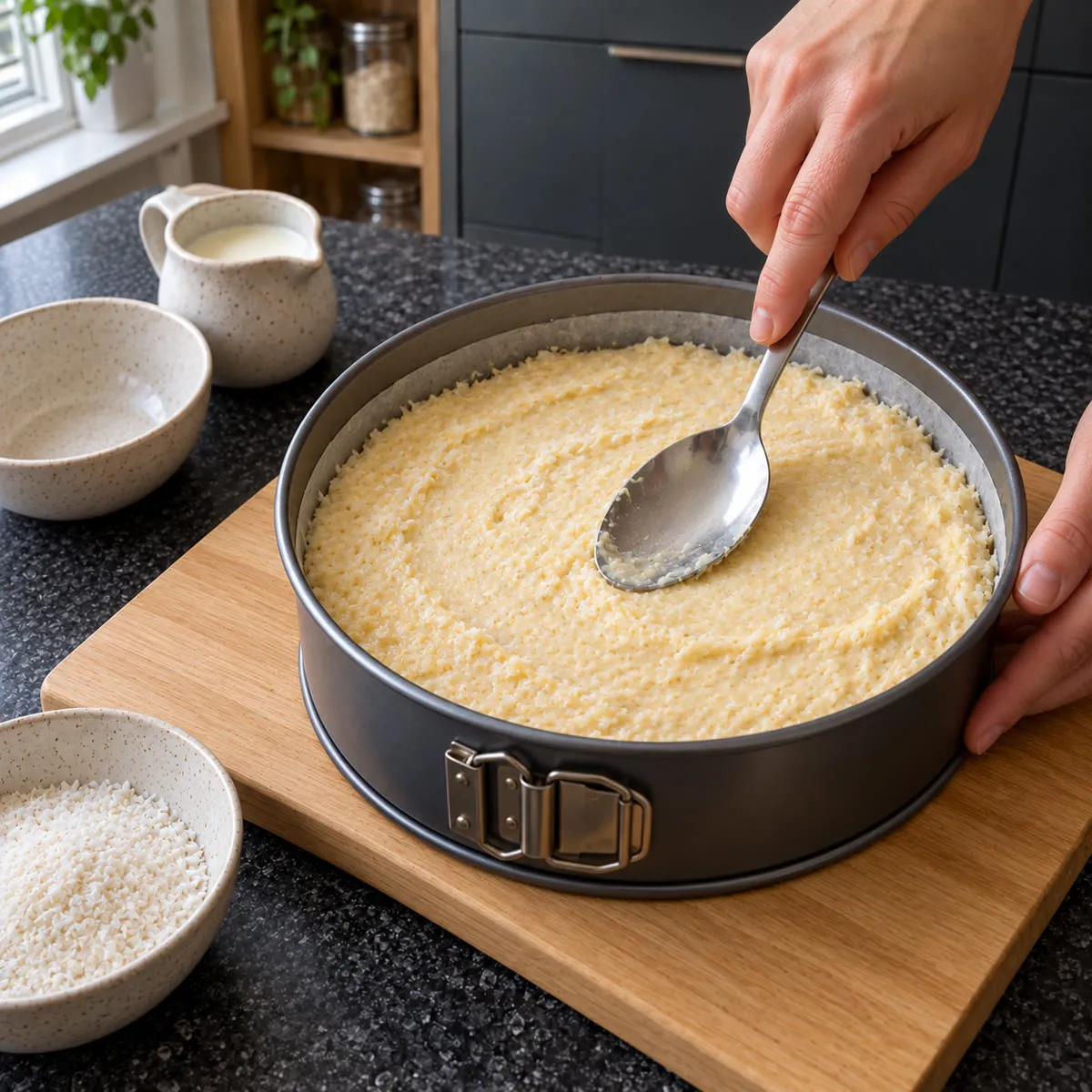 Fill the tin